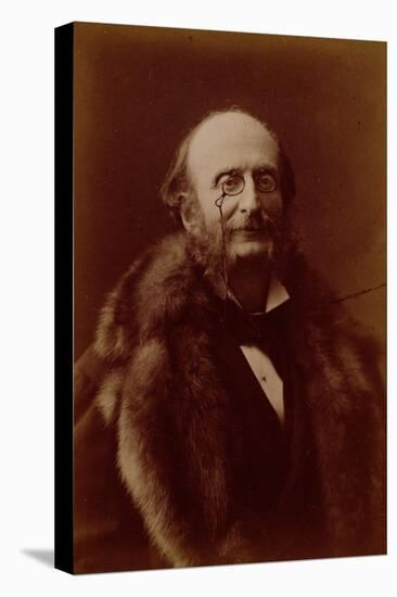 Jacques Offenbach, German Composer, Portrait Photograph-Nadar-Stretched Canvas