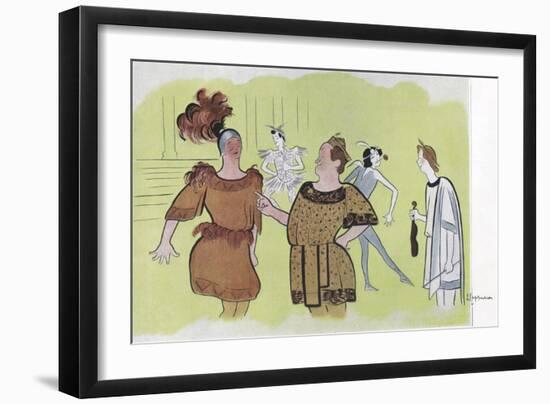 Jacques Offenbach 's 'Orphée-Leonetto Cappiello-Framed Giclee Print