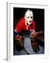 Jacques Plante, Goalie of the Montreal Canadiens Wearing a Mask-null-Framed Premium Photographic Print