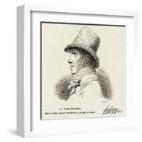 Jacques-Rene Hebert, Span-null-Framed Art Print