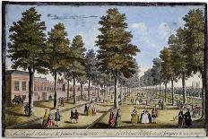 St James Palace and Park, London, Showing Formal Planting of Trees in Avenues, 1750-Jacques Rigaud-Giclee Print