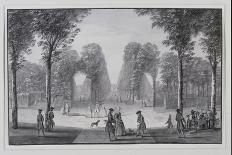 Planche 20 : vue du palais du Temple à Paris prise du côté des jardins vers 1750 (appartient au-Jacques Rigaud-Giclee Print