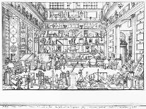 Cabinet of Physics, 1687-Jacques Sébastien Le Clerc-Framed Stretched Canvas