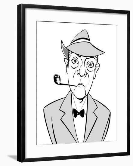 Jacques Tati-Neale Osborne-Framed Giclee Print