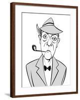 Jacques Tati-Neale Osborne-Framed Giclee Print