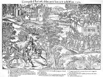 Second Charge at the Battle of Dreux, French Religious Wars, 19 December 1562-Jacques Tortorel-Giclee Print