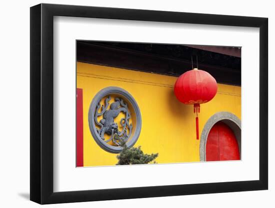Jade Buddha Temple Jufo Si Shanghai, China Most Famous Buddhist Temple in Shanghai-William Perry-Framed Photographic Print