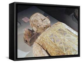 Jade Burial Suit, from the Tomb of Princess Tou Wan, Wife of Liu Sheng-null-Framed Stretched Canvas