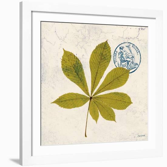 Jade Forest Leaf 3-Morgan Yamada-Framed Art Print