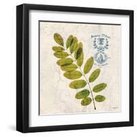 Jade Forest Leaf 4-Morgan Yamada-Framed Art Print