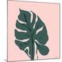 Jade Green Plant-Christine Niya-Mounted Art Print