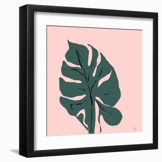 Jade Green Plant-Christine Niya-Framed Art Print