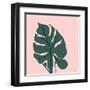 Jade Green Plant-Christine Niya-Framed Art Print