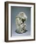 Jade Rabbit Statue with a Warrior Head with a Helmet in the Form of an Eagle Between its Legs-null-Framed Giclee Print