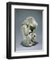 Jade Rabbit Statue with a Warrior Head with a Helmet in the Form of an Eagle Between its Legs-null-Framed Giclee Print