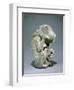 Jade Rabbit Statue with a Warrior Head with a Helmet in the Form of an Eagle Between its Legs-null-Framed Giclee Print