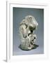 Jade Rabbit Statue with a Warrior Head with a Helmet in the Form of an Eagle Between its Legs-null-Framed Giclee Print