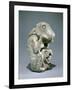 Jade Rabbit Statue with a Warrior Head with a Helmet in the Form of an Eagle Between its Legs-null-Framed Giclee Print