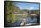 Jade Spring Park and Black Dragon Pool with Boat Carrying Wicker Baskets-Andreas Brandl-Framed Stretched Canvas