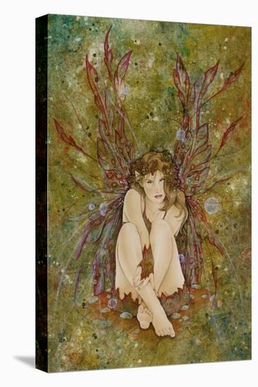 Jade - the Thoughtful Fairy-Linda Ravenscroft-Stretched Canvas
