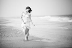 A Walk on the Beach-Jae-Laminated Photographic Print