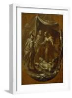 Jael and Sisera, C.1730 (Oil on Paper, Laid on Canvas)-Francesco Monti-Framed Giclee Print