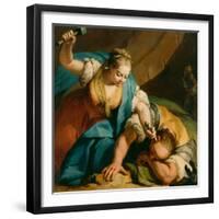 Jael and Sisera, c.1739-Jacopo Amigoni-Framed Giclee Print