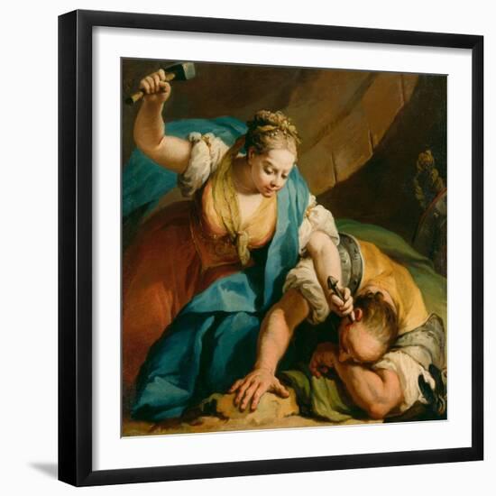 Jael and Sisera, c.1739-Jacopo Amigoni-Framed Giclee Print