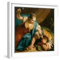 Jael and Sisera, c.1739-Jacopo Amigoni-Framed Giclee Print