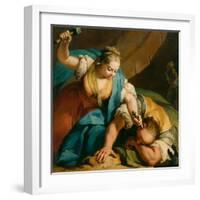 Jael and Sisera, c.1739-Jacopo Amigoni-Framed Giclee Print