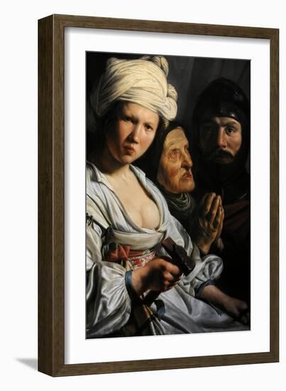 Jael, Deborah and Barak, 1635-Salomon de Bray-Framed Giclee Print