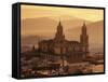 Jaen Cathedral at Sunset, Jaen, Andalucia, Spain-Stuart Black-Framed Stretched Canvas