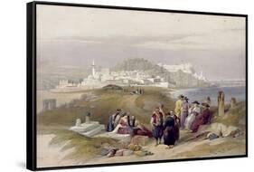 Jaffa, Ancient Joppa, April 16th 1839, Plate 61 from Volume II of 'The Holy Land'-David Roberts-Framed Stretched Canvas