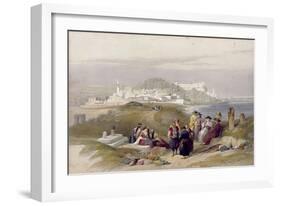 Jaffa, Ancient Joppa, April 16th 1839, Plate 61 from Volume II of 'The Holy Land'-David Roberts-Framed Giclee Print