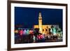 Jaffa at night, Israel, Middle East-Alexandre Rotenberg-Framed Photographic Print