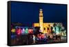 Jaffa at night, Israel, Middle East-Alexandre Rotenberg-Framed Stretched Canvas