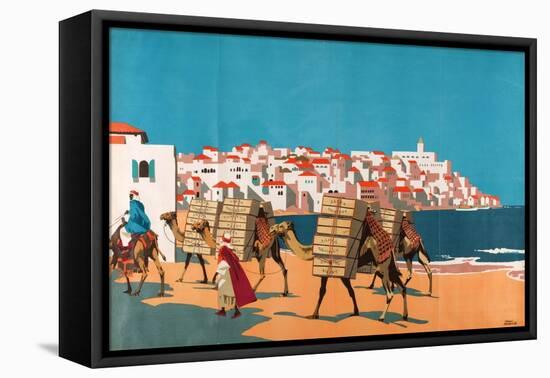 Jaffa, from the Series 'Buy Jaffa Oranges'-Frank Newbould-Framed Stretched Canvas