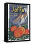 Jaffa Orange Crate Label-null-Framed Stretched Canvas