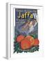 Jaffa Orange Crate Label-null-Framed Art Print