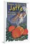 Jaffa Orange Crate Label-null-Framed Art Print