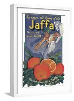 Jaffa Orange Crate Label-null-Framed Giclee Print