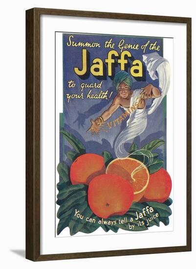 Jaffa Orange Crate Label-null-Framed Giclee Print