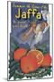 Jaffa Orange Crate Label-null-Mounted Premium Giclee Print