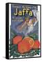 Jaffa Orange Crate Label-null-Framed Stretched Canvas