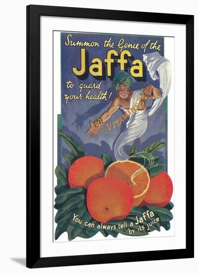 Jaffa Orange Crate Label-null-Framed Giclee Print