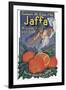 Jaffa Orange Crate Label-null-Framed Giclee Print