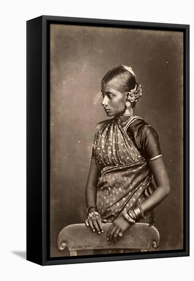 Jaffina Tamil, C.1870-90-Charles T Scowen and Co-Framed Stretched Canvas