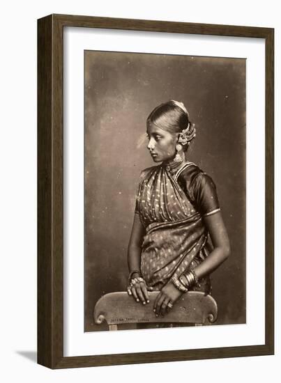 Jaffina Tamil, C.1870-90-Charles T Scowen and Co-Framed Giclee Print