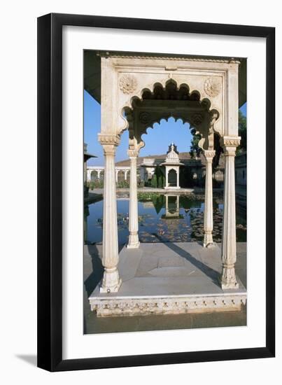 Jag Mandir, Udaipur, Rajasthan, India-Vivienne Sharp-Framed Photographic Print
