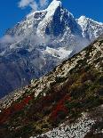 Jagged Tops of Everest Range-Jagdish Agarwal-Framed Stretched Canvas